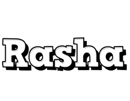 Rasha snowing logo