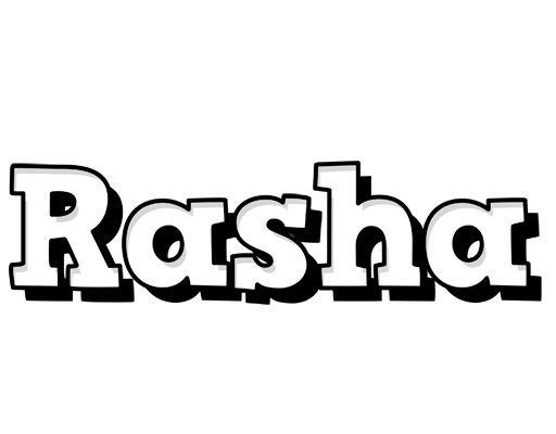 Rasha snowing logo