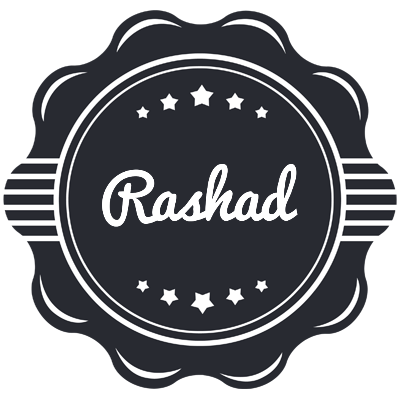 Rashad badge logo