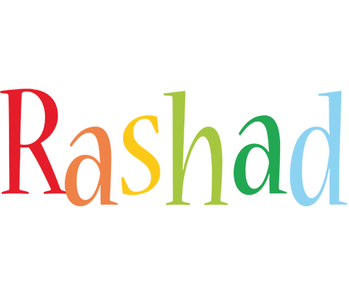 Rashad birthday logo