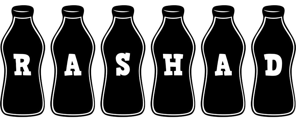 Rashad bottle logo