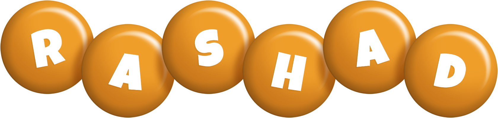 Rashad candy-orange logo