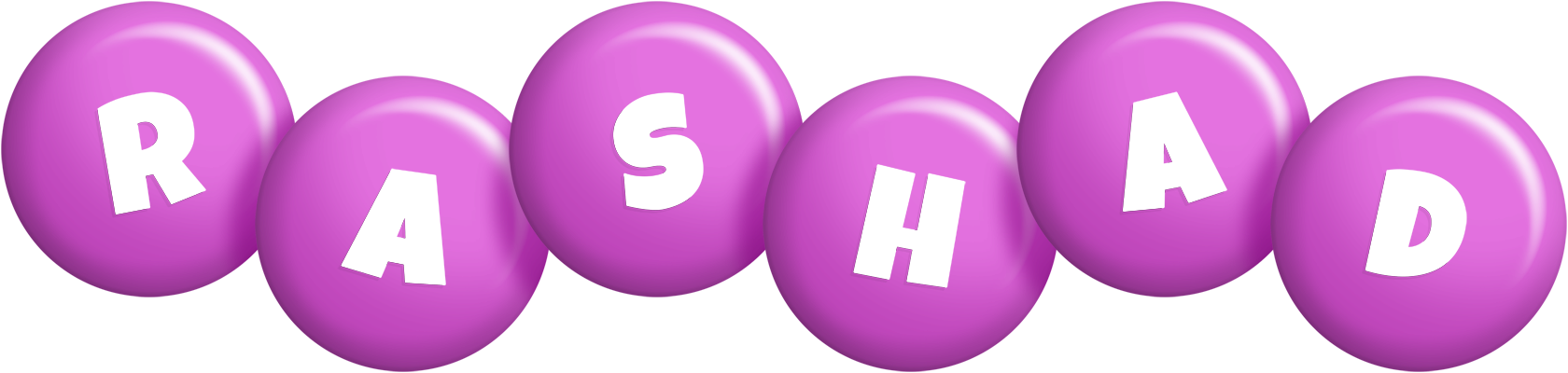 Rashad candy-purple logo