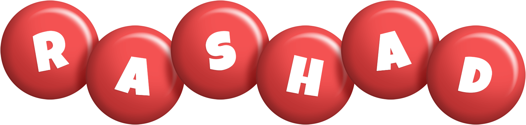 Rashad candy-red logo