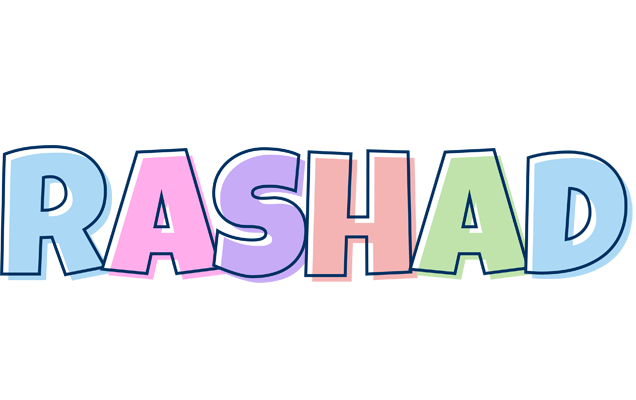 Rashad pastel logo