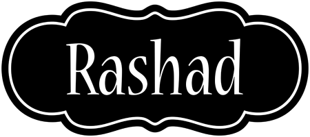 Rashad welcome logo