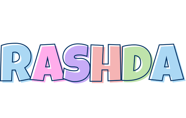 Rashda pastel logo