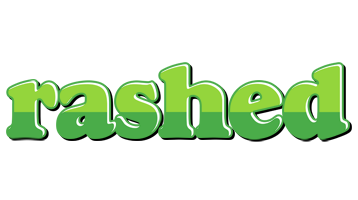 Rashed apple logo