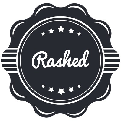 Rashed badge logo