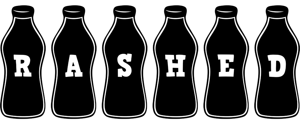 Rashed bottle logo