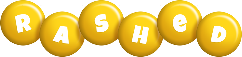 Rashed candy-yellow logo