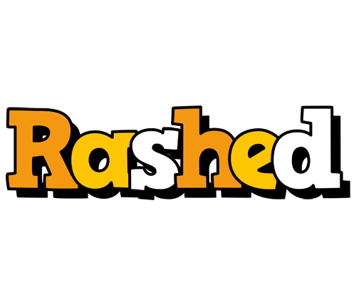 Rashed cartoon logo