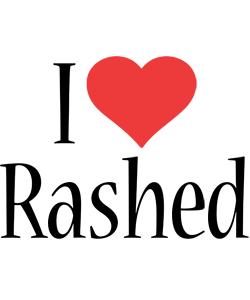 Rashed i-love logo