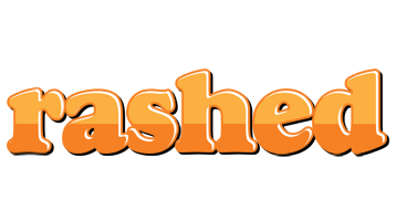 Rashed orange logo