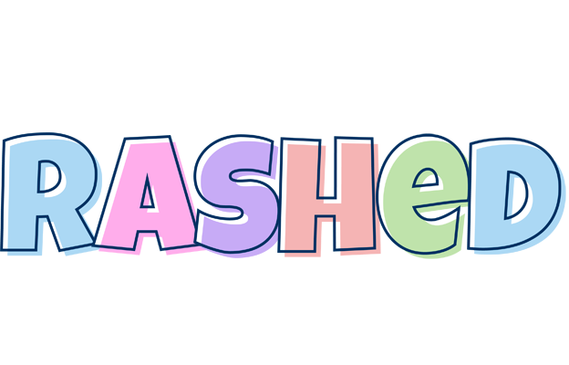 Rashed pastel logo