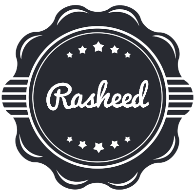 Rasheed badge logo