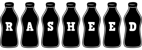 Rasheed bottle logo