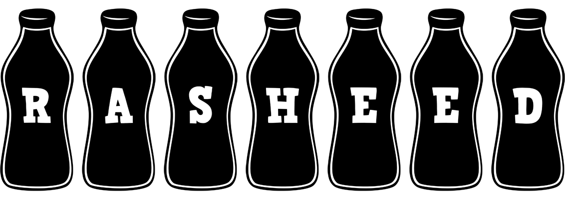 Rasheed bottle logo