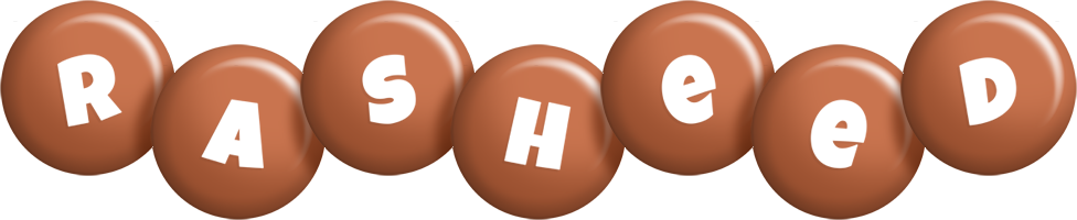 Rasheed candy-brown logo