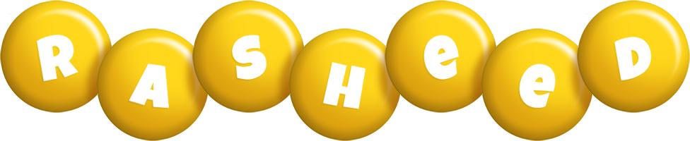 Rasheed candy-yellow logo