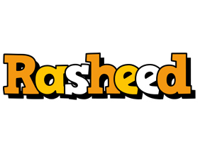 Rasheed cartoon logo