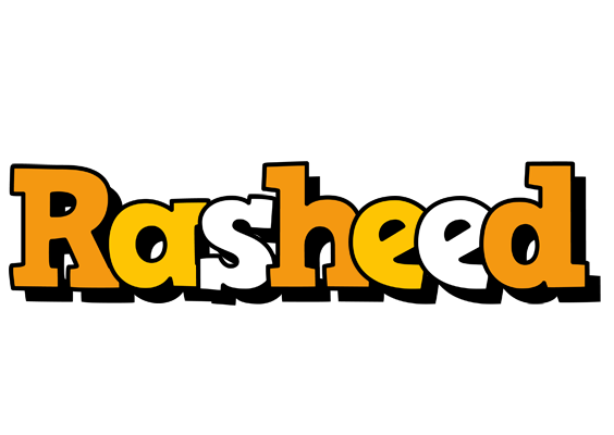 Rasheed cartoon logo