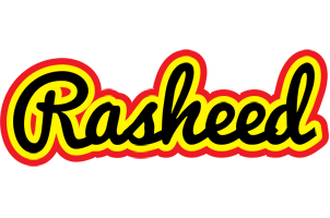 Rasheed flaming logo