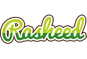 Rasheed golfing logo