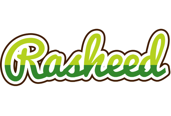 Rasheed golfing logo