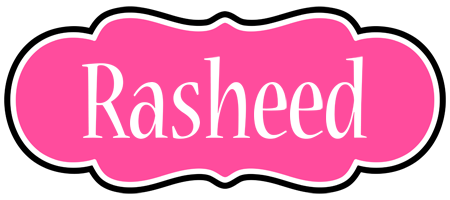 Rasheed invitation logo