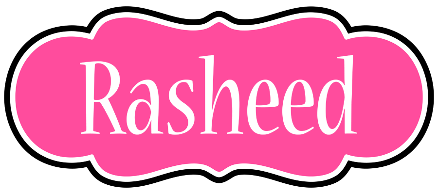Rasheed invitation logo