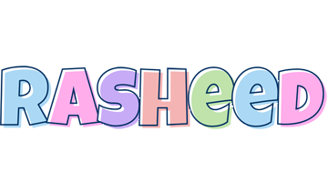 Rasheed pastel logo
