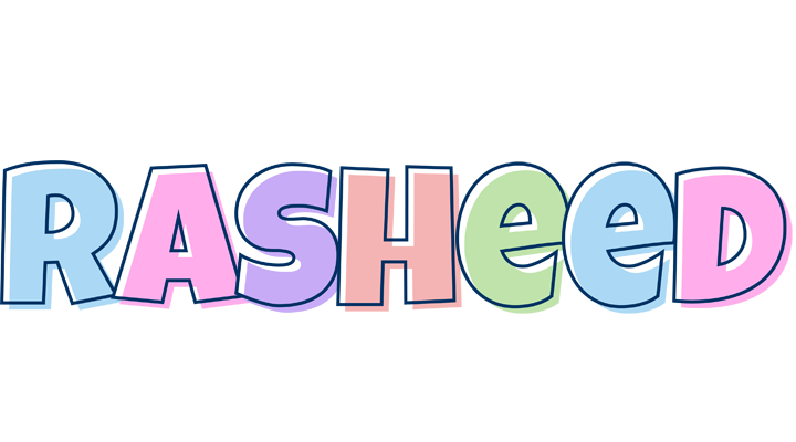 Rasheed pastel logo