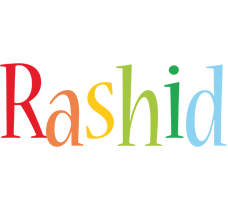 Rashid birthday logo