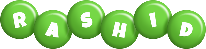 Rashid candy-green logo