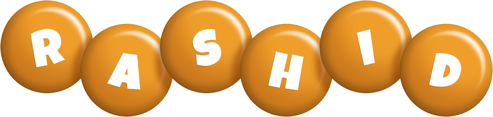 Rashid candy-orange logo