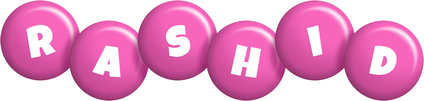 Rashid candy-pink logo