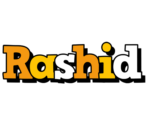 Rashid cartoon logo
