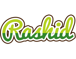 Rashid golfing logo