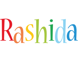 Rashida birthday logo