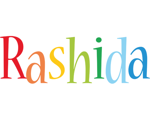 Rashida birthday logo