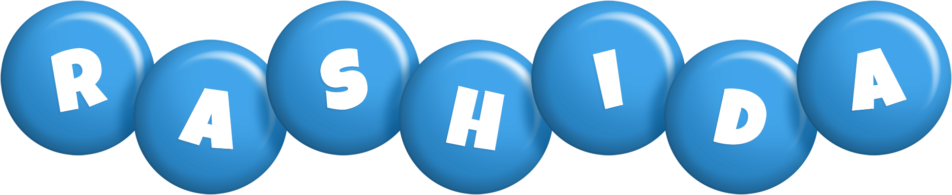 Rashida candy-blue logo