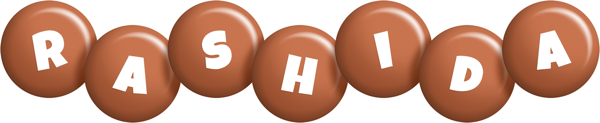 Rashida candy-brown logo