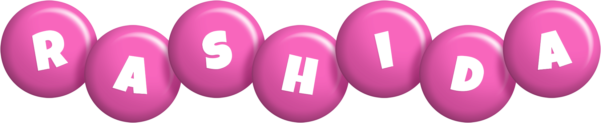 Rashida candy-pink logo