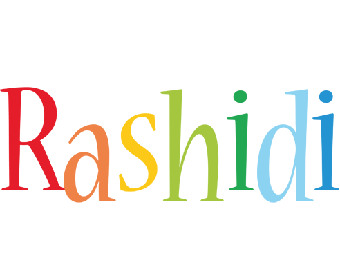 Rashidi birthday logo