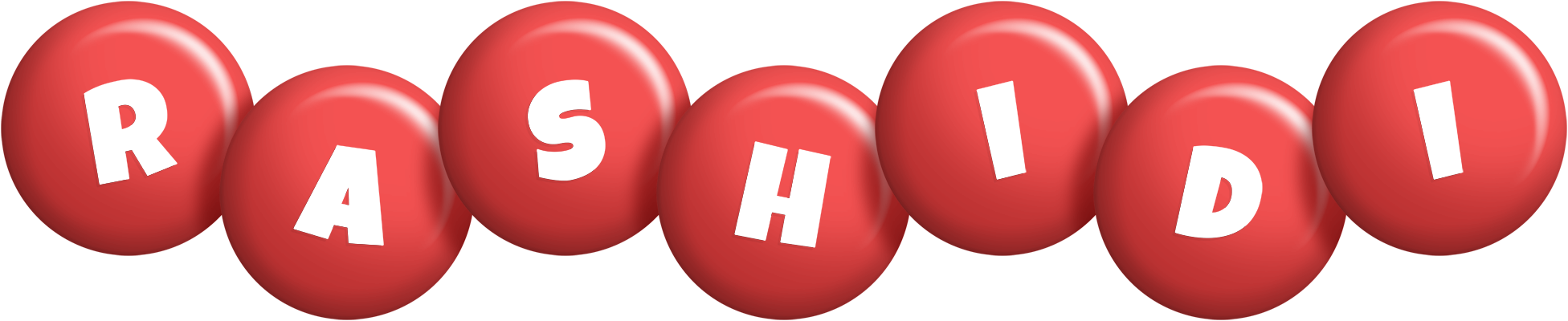 Rashidi candy-red logo