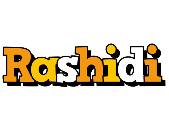 Rashidi cartoon logo