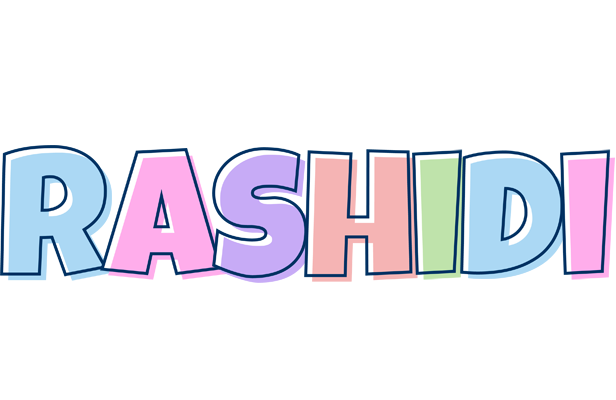 Rashidi pastel logo