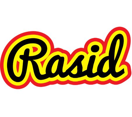 Rasid flaming logo