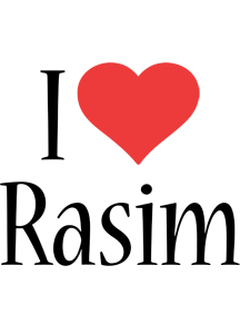 Rasim i-love logo